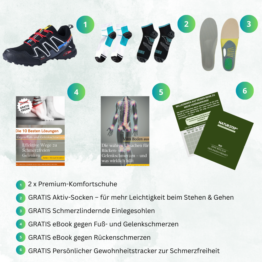 Orthopädischer & Ergonomischer Lauf- & Wanderschuh - OrthoHike - Unisex